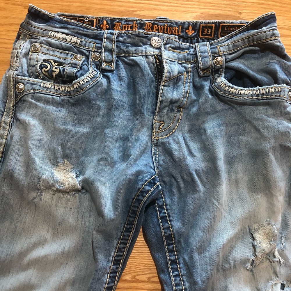 Men’s rock revival pants size 33